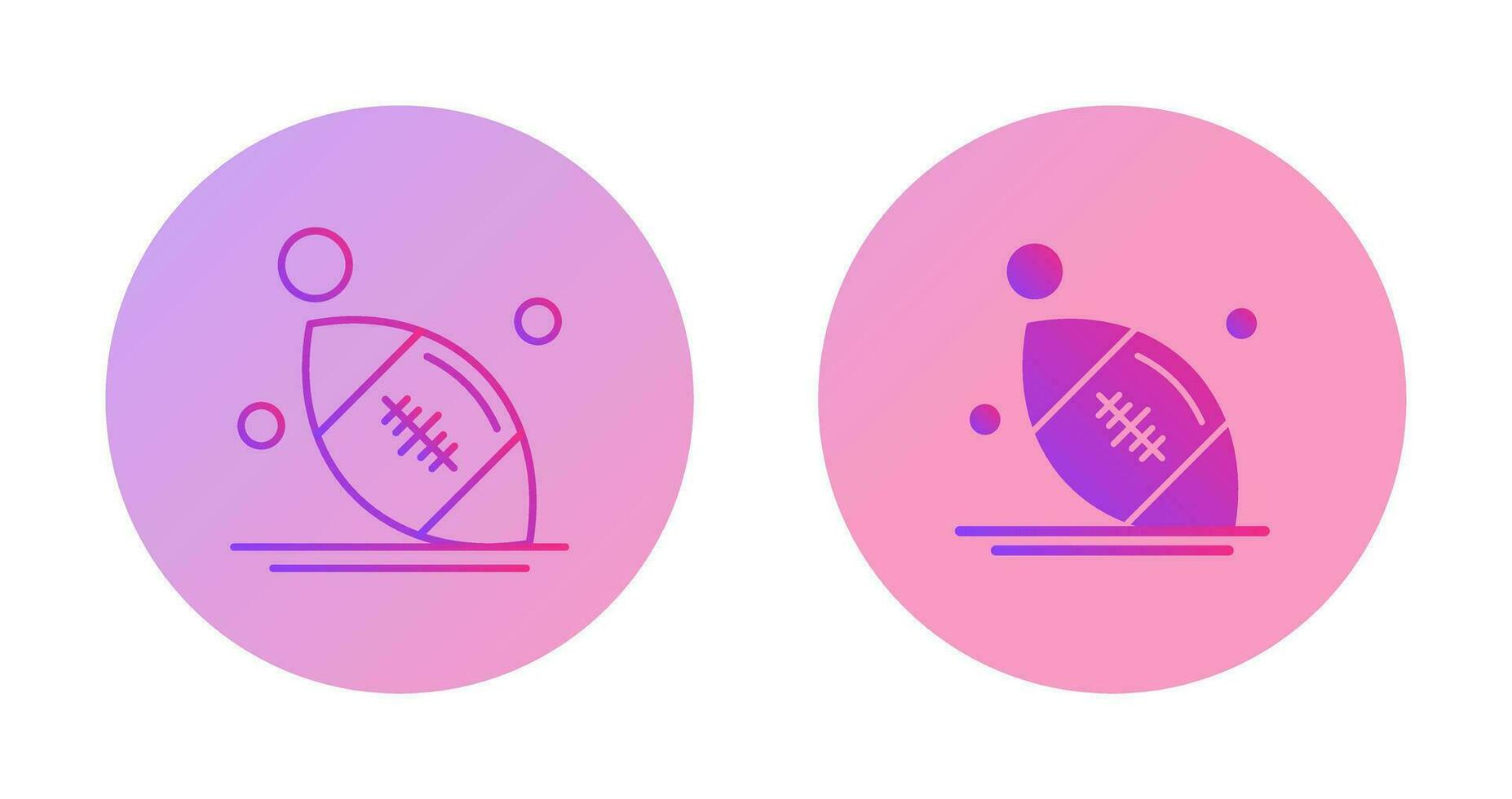 Rugby Vector Icon