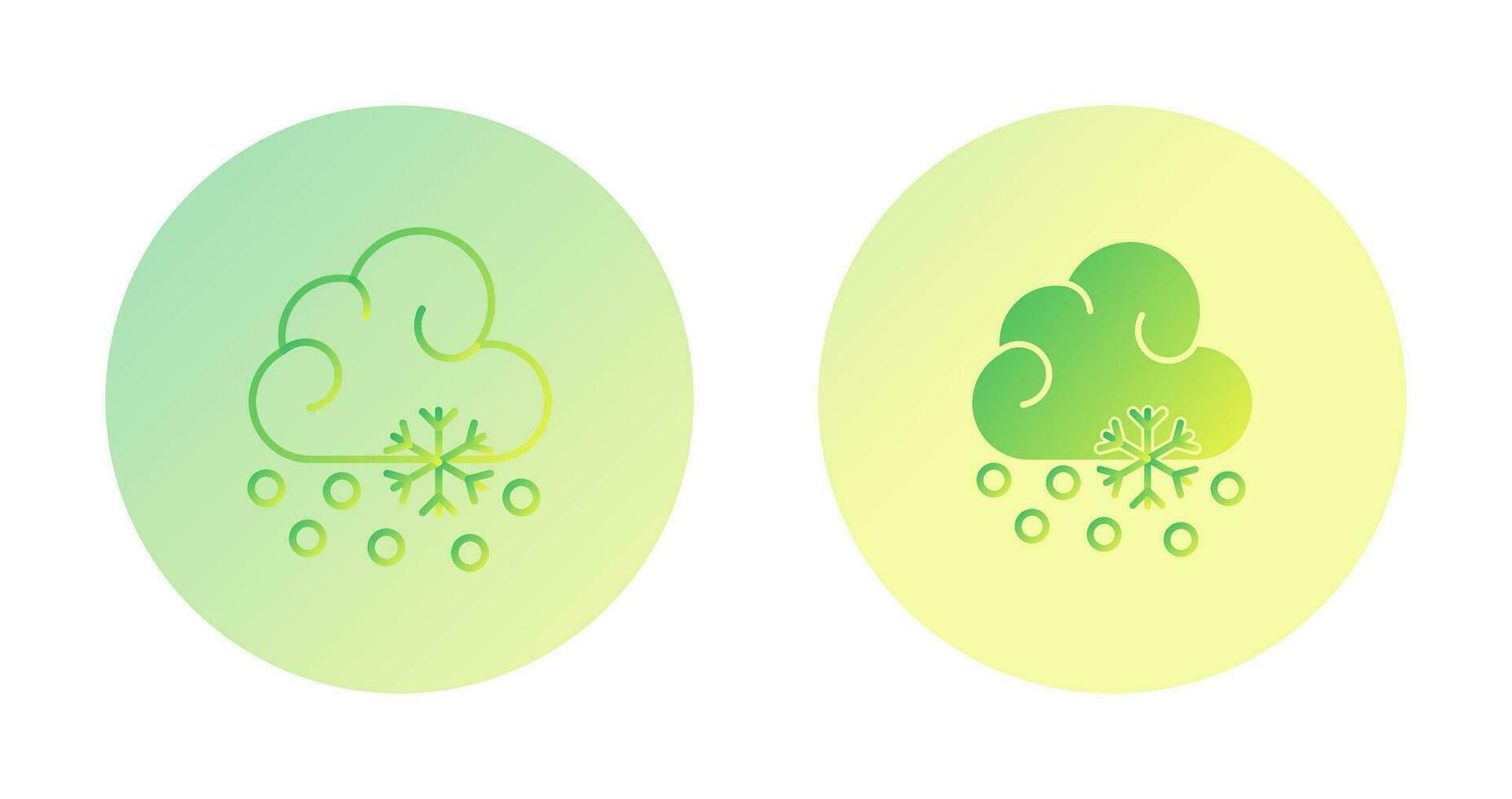 Snow Fall Vector Icon