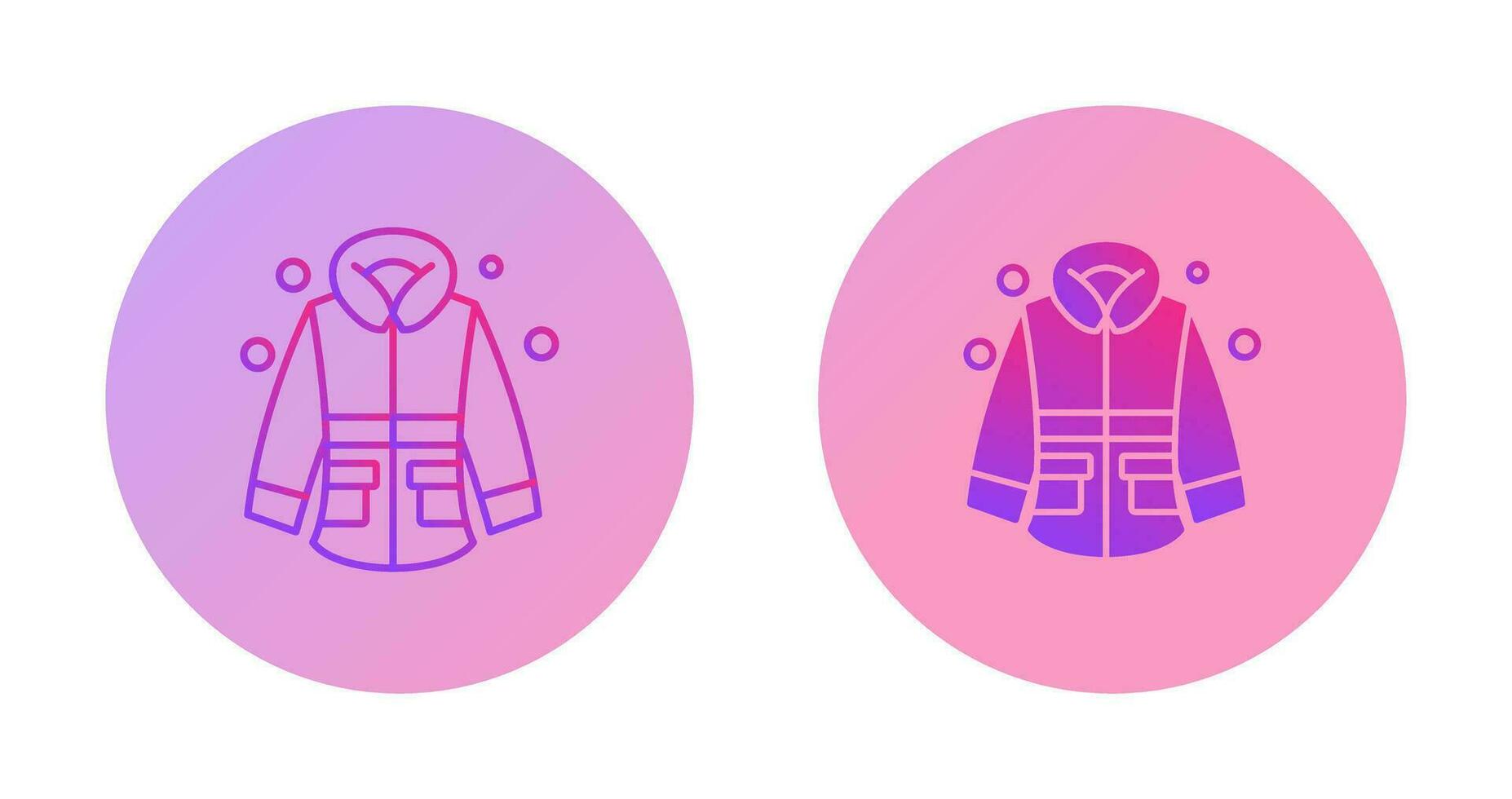 Winter Jacket Vector Icon