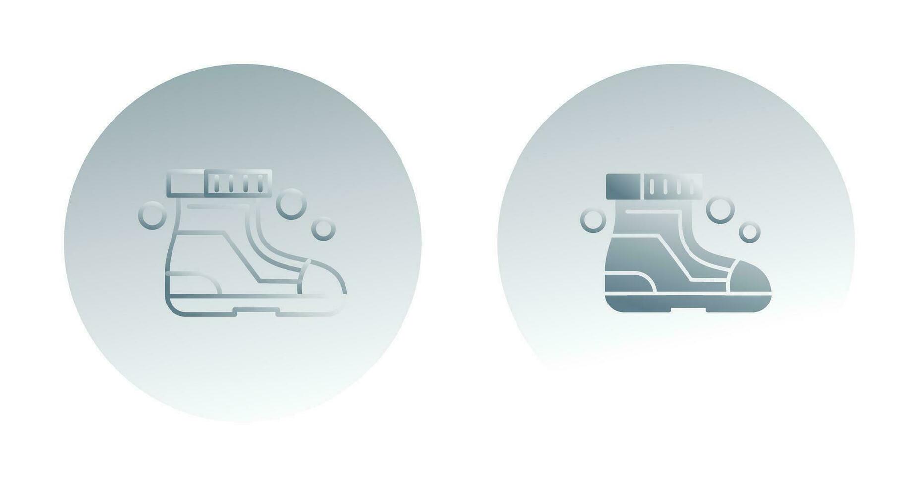 Ski Boots Vector Icon