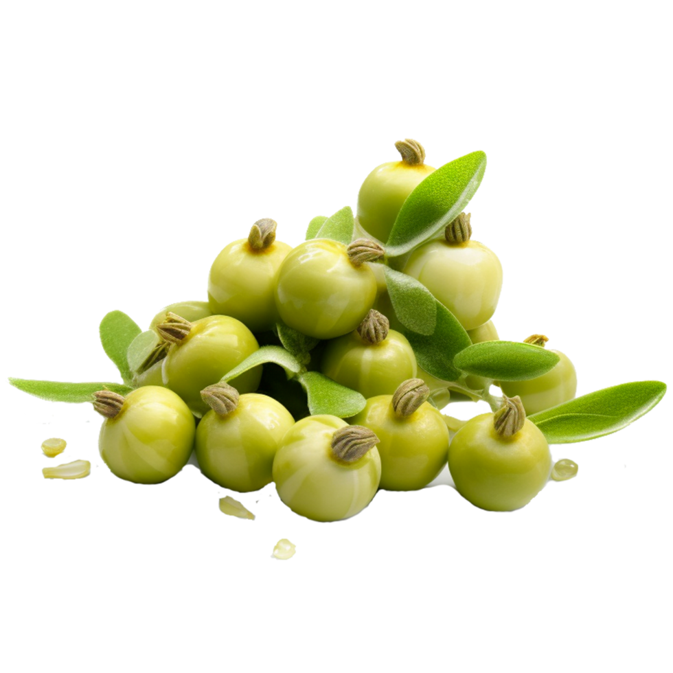fresh green olives generative ai 25199496 PNG