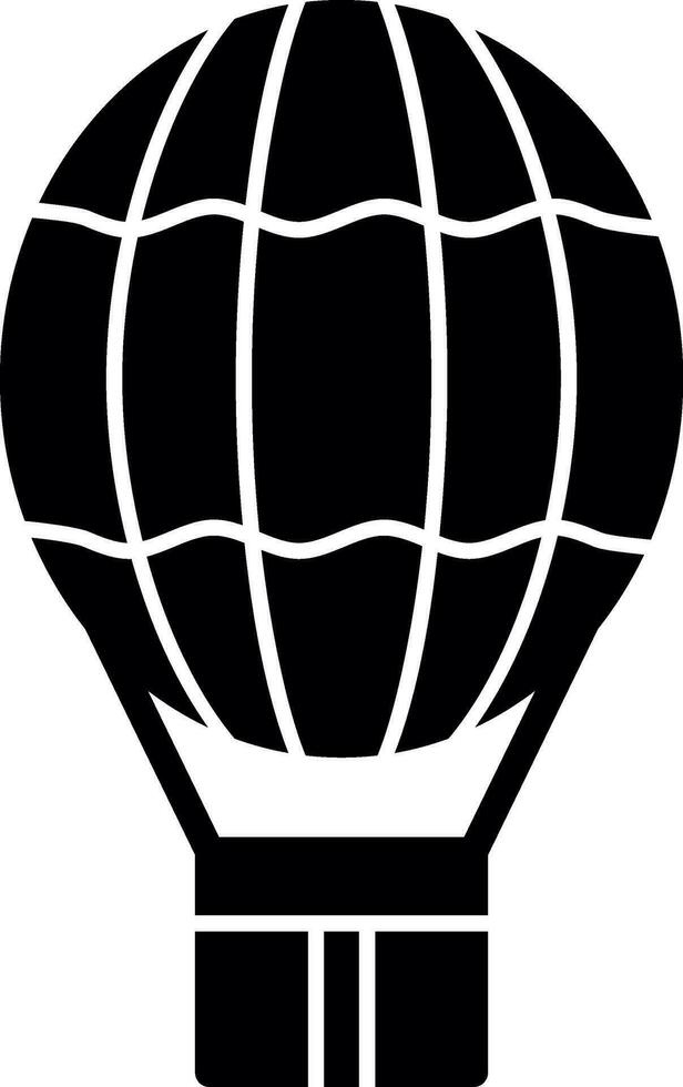 Hot air balloon Vector Icon Design