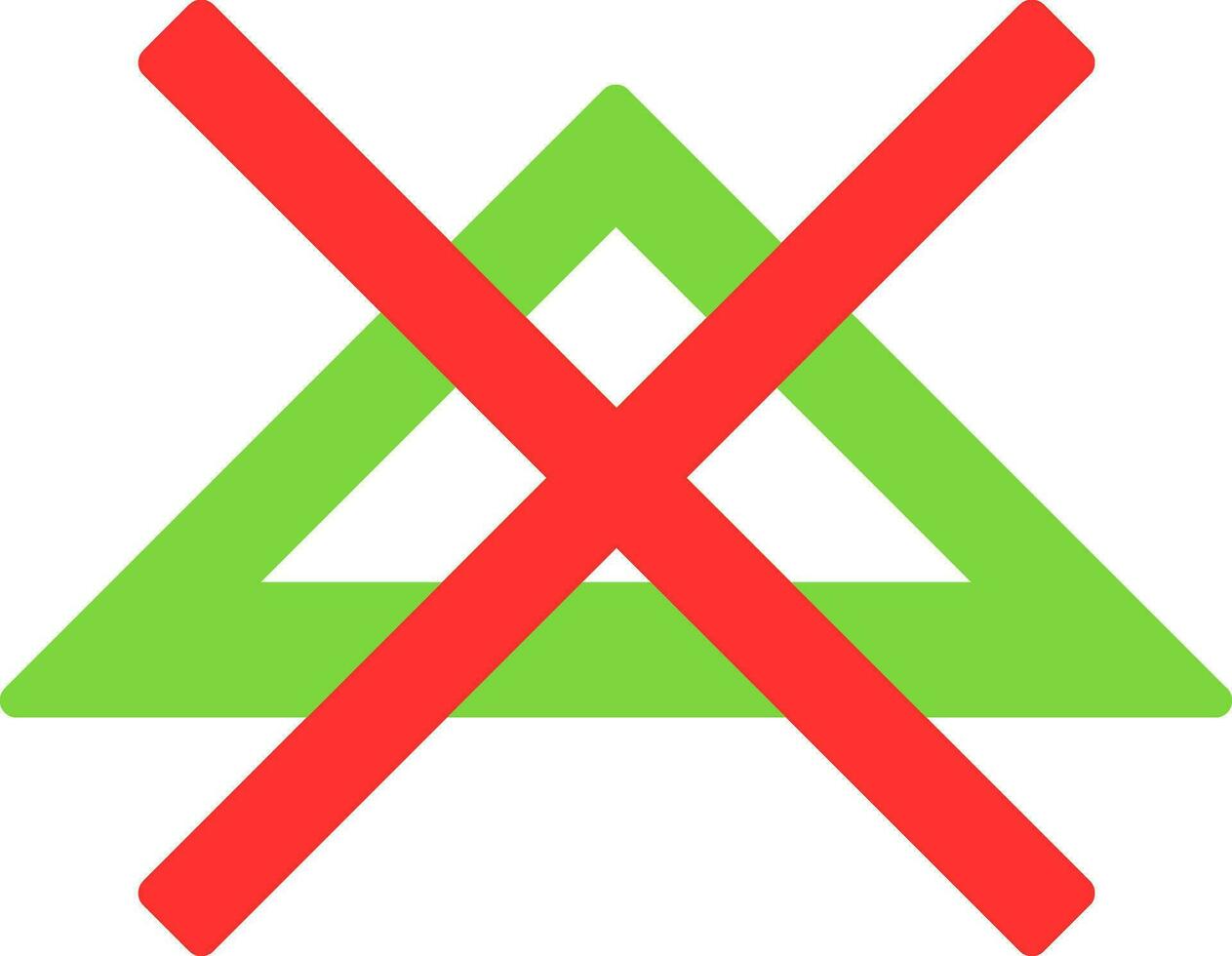 No bleach Vector Icon Design