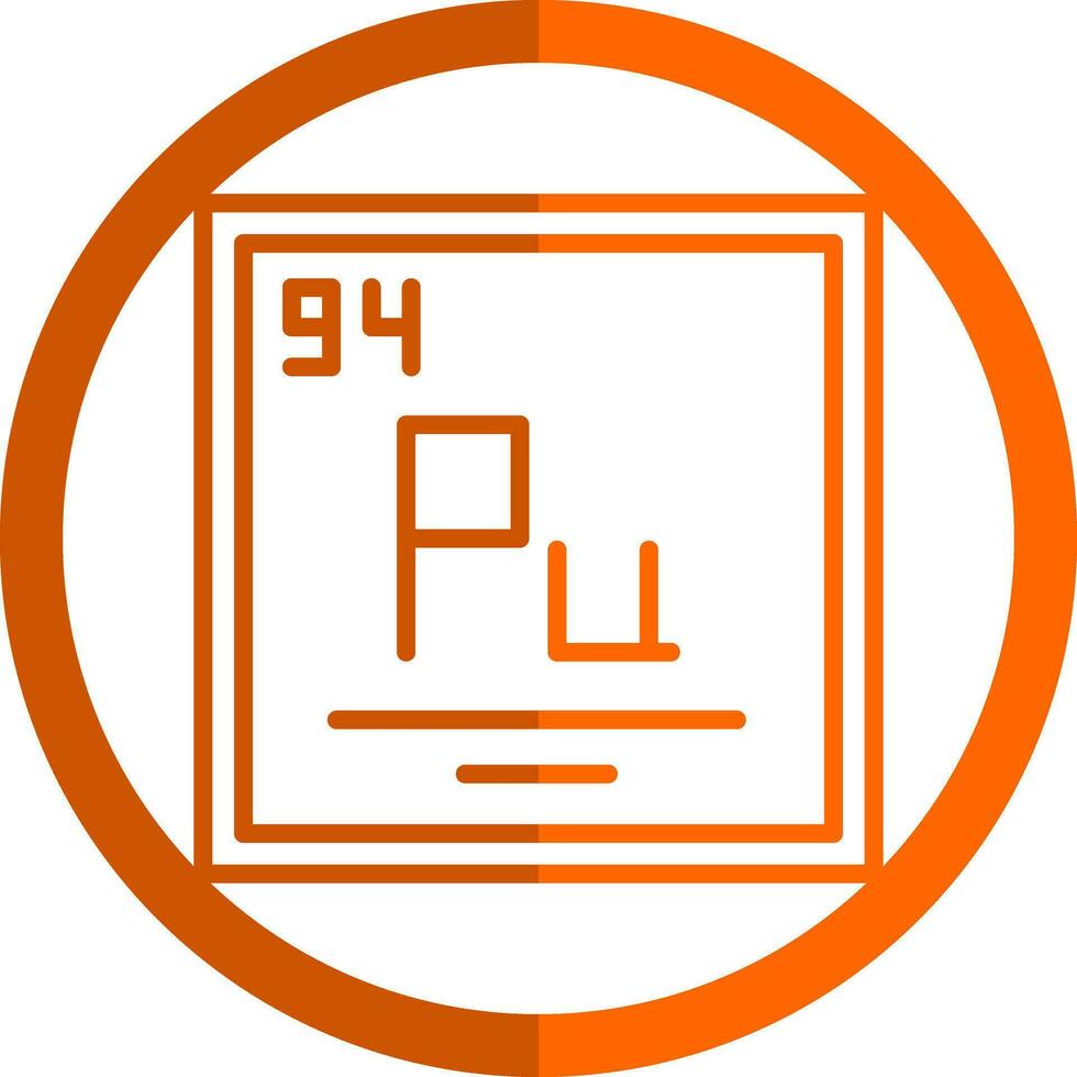 Plutonium Vector Icon Design