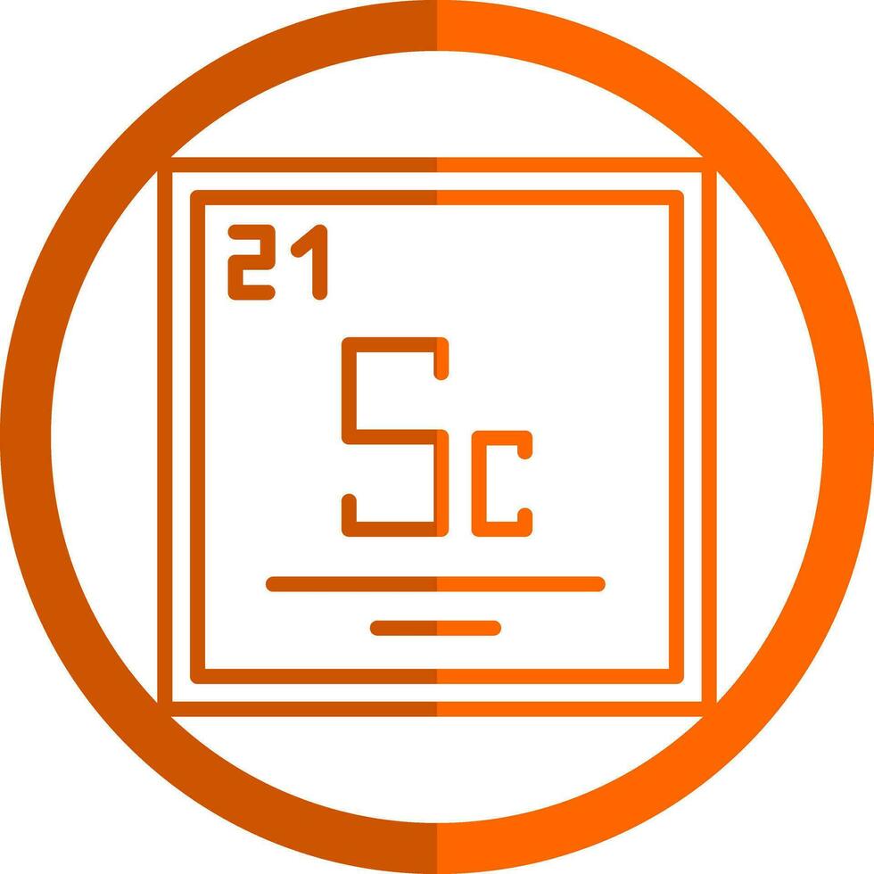 Scandium Vector Icon Design