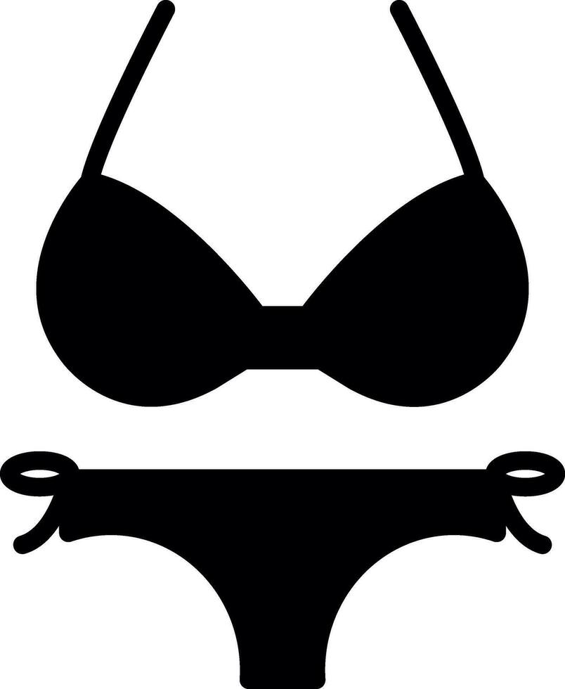 Bikini Vector Icon Design