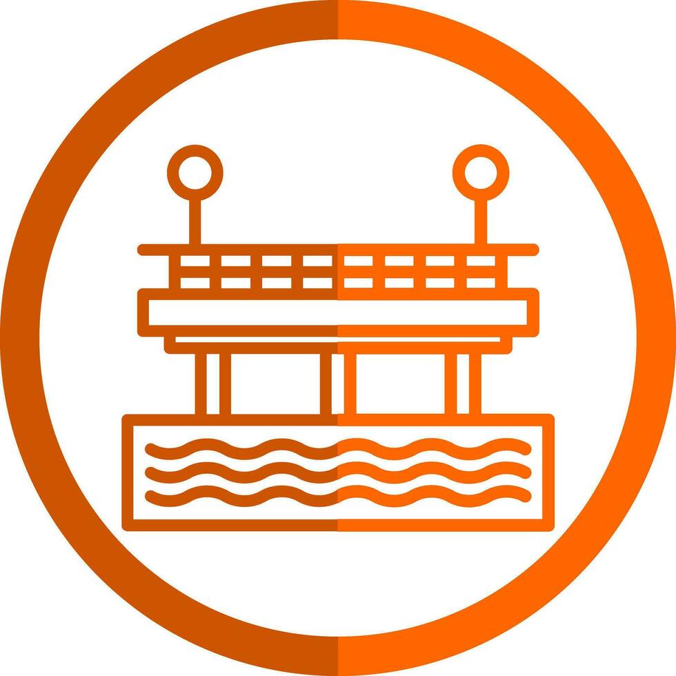 Pier Vector Icon Design