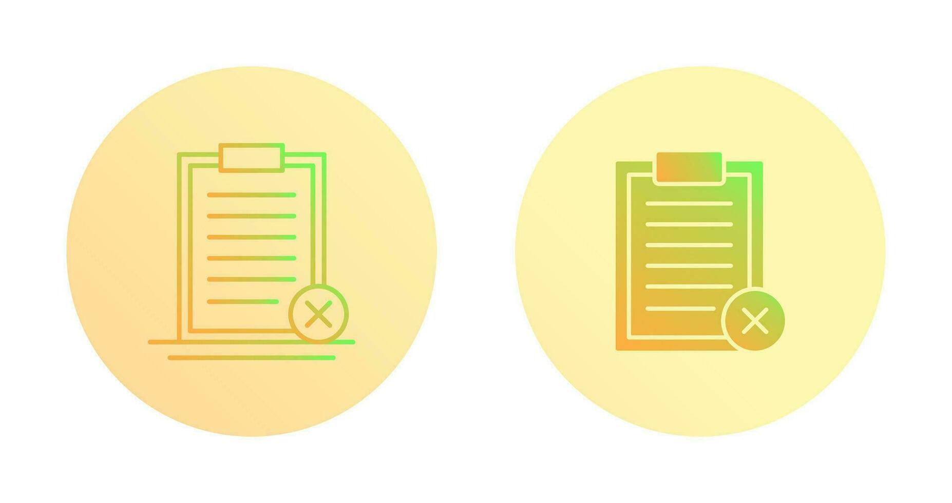Rejected Vector Icon