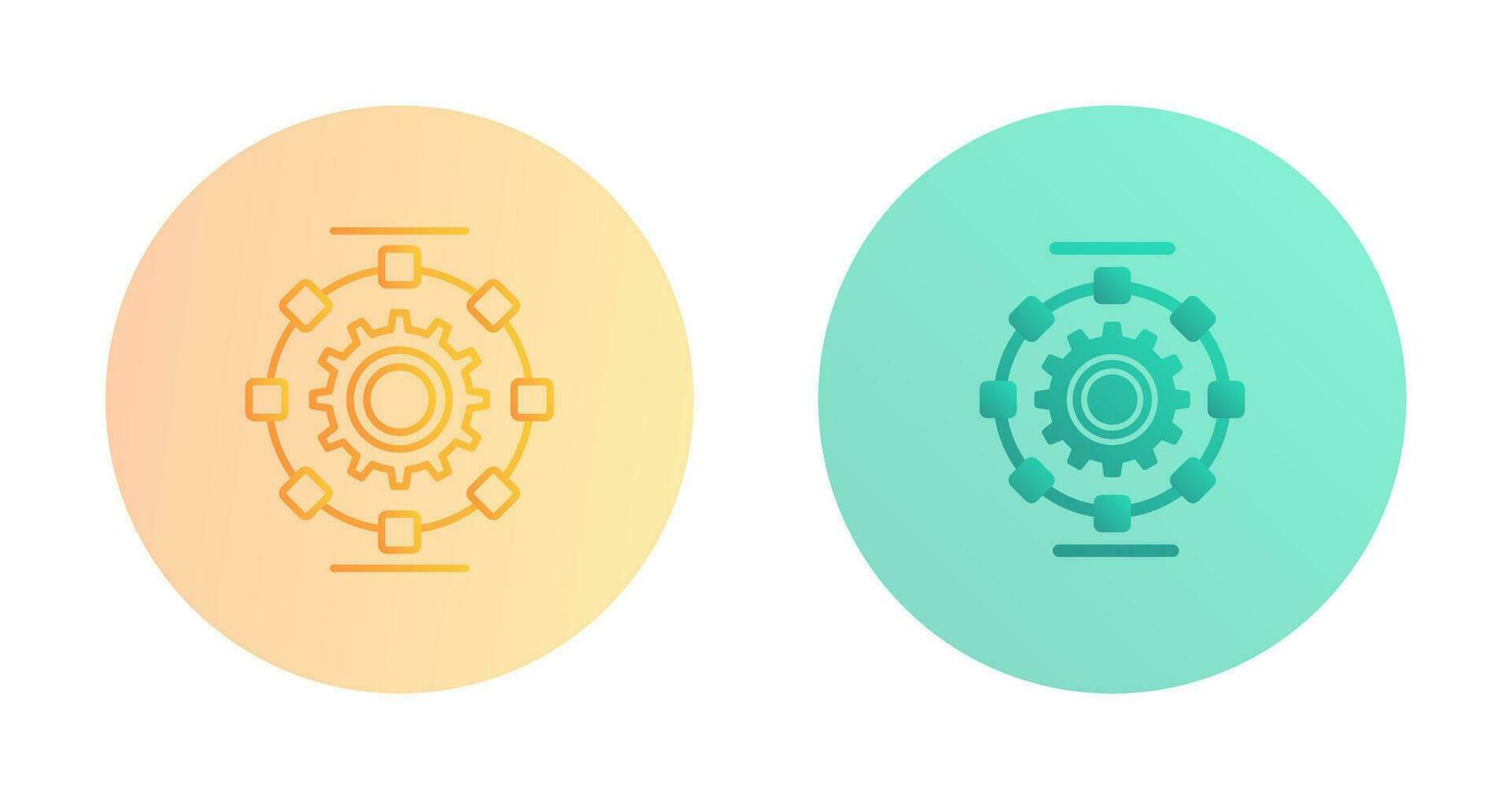 Automated Process Vector Icon