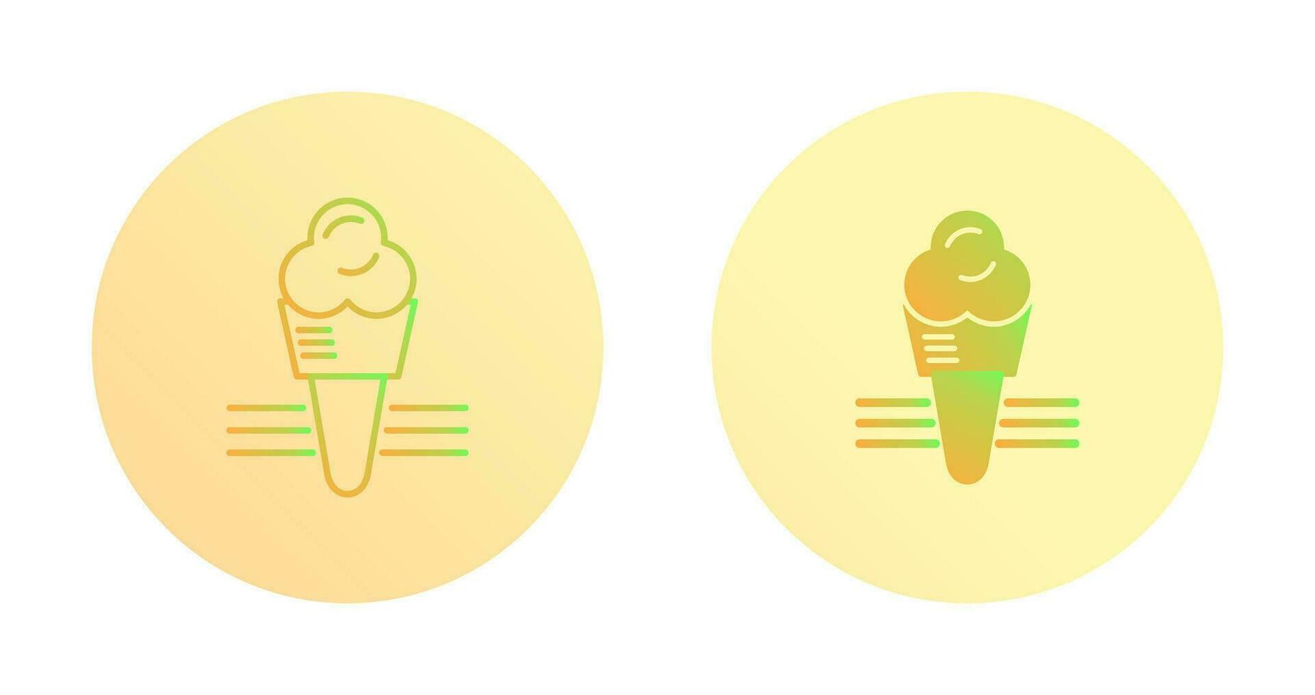 icono de vector de helado