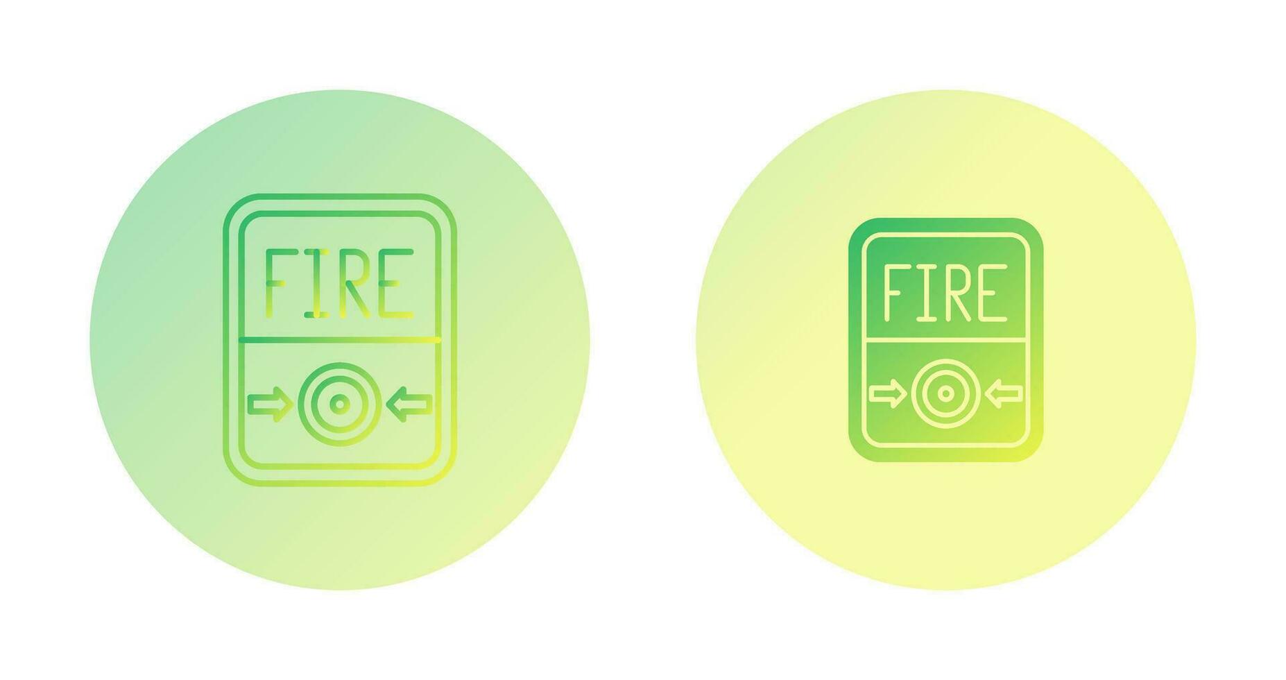 Fire Button Vector Icon