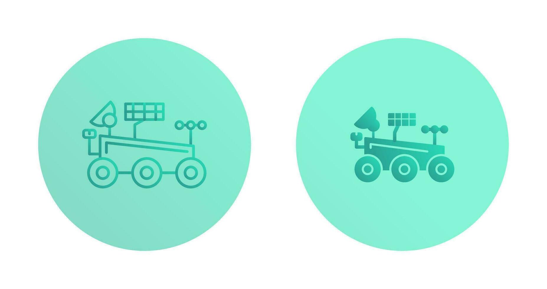 Mars Rover Vector Icon