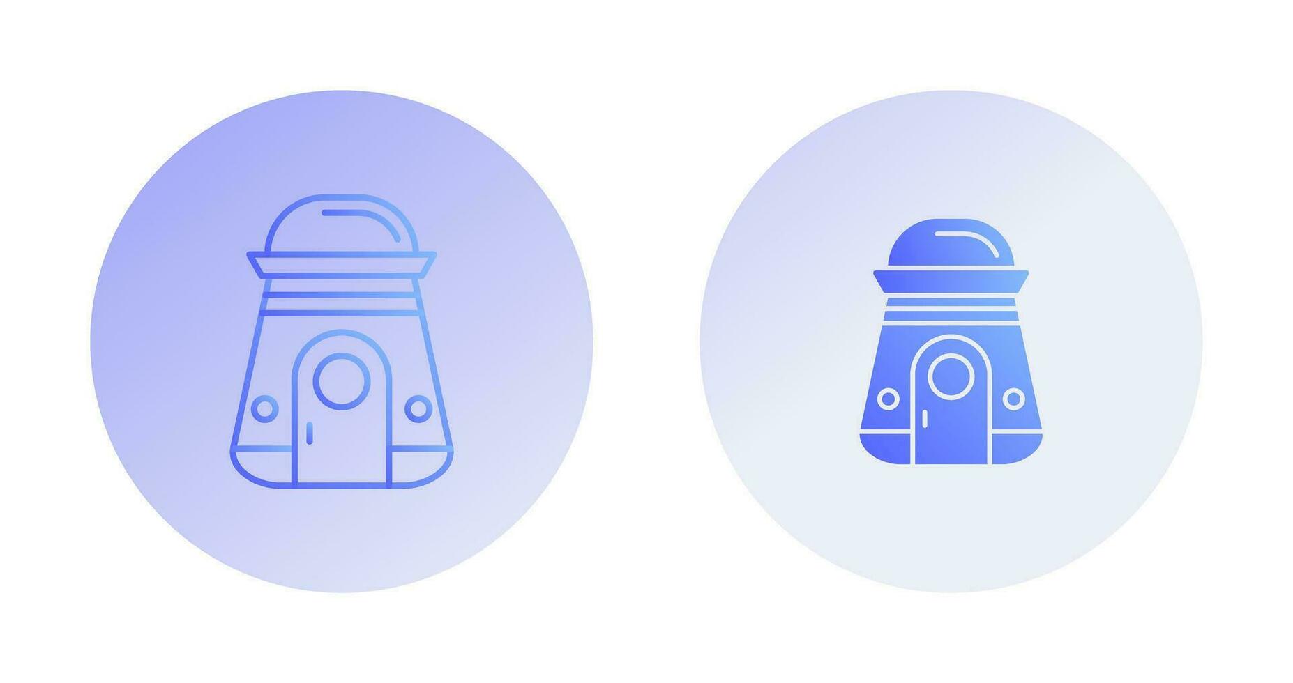 Space Capsule Vector Icon