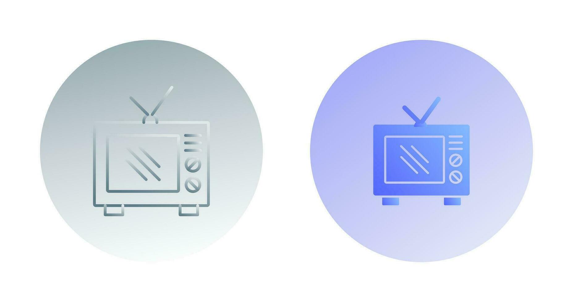 Old TV Vector Icon