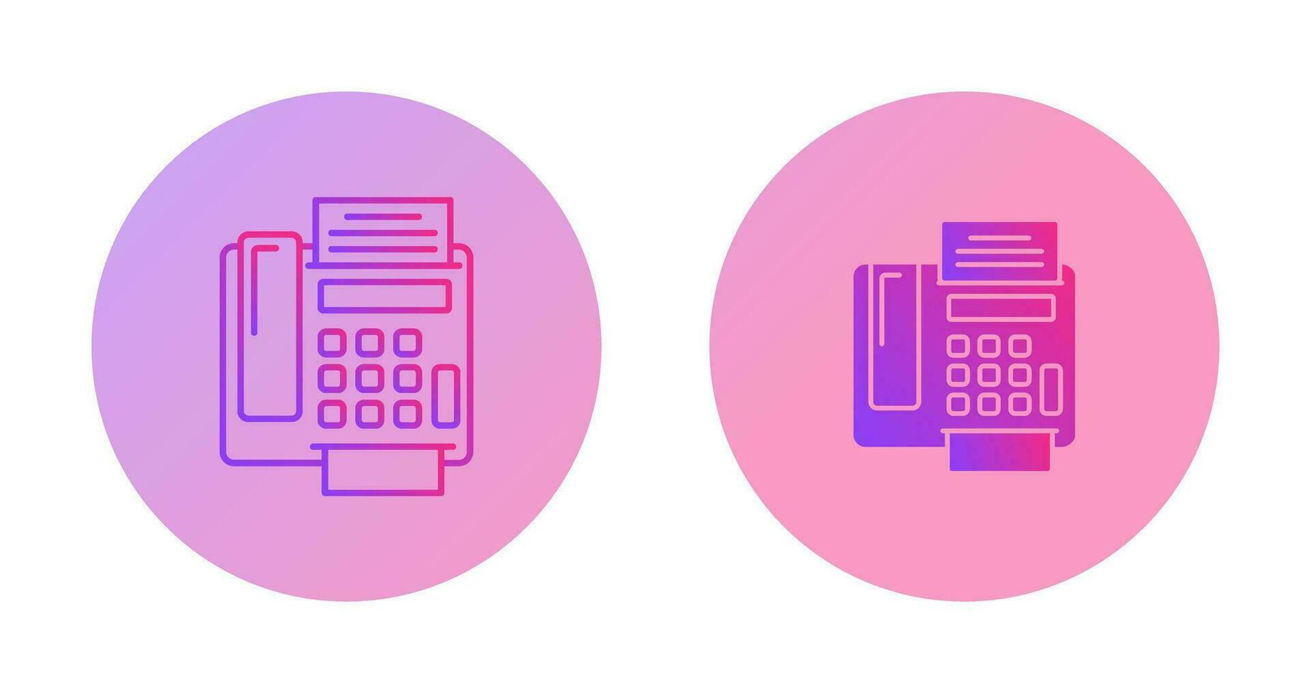 fax Machine Vector Icon