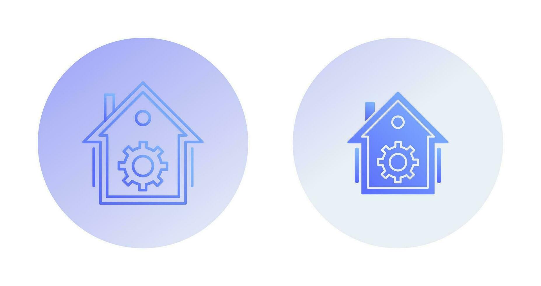 icono de vector de automatización del hogar