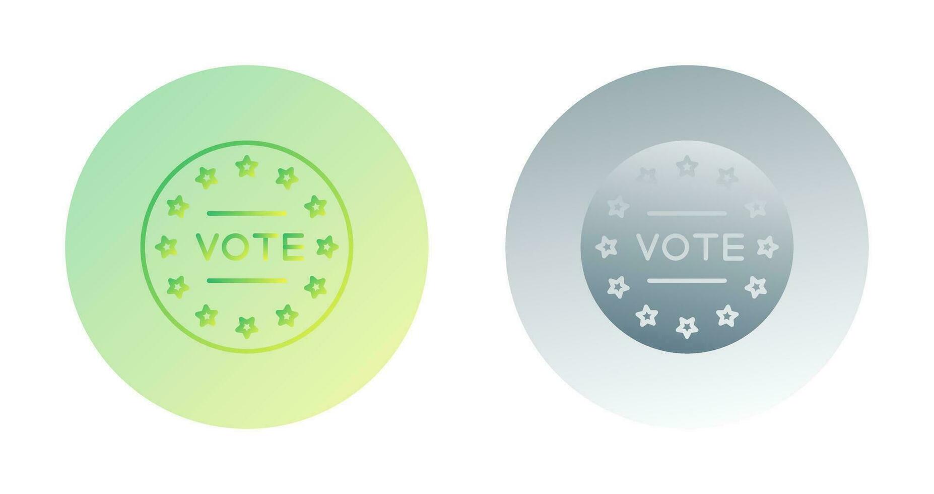 icono de vector de voto