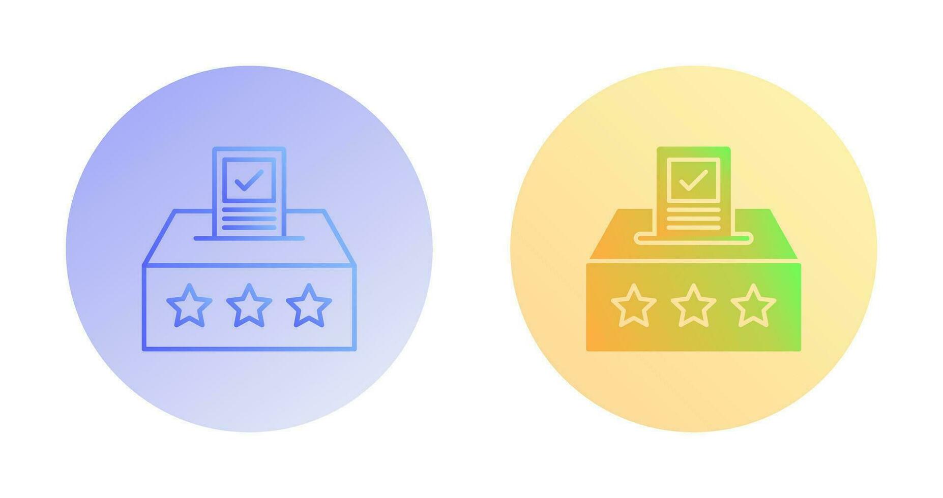 Ballot Vector Icon