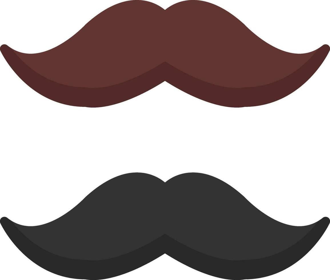 Moustache Vector Icon Design