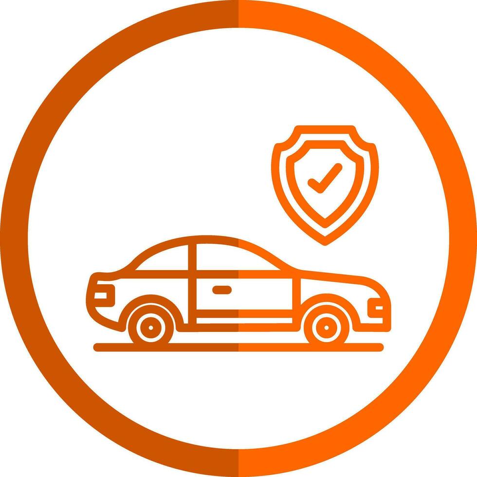 Car insurance Vector Icon Design