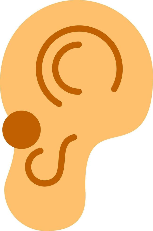 Ear Vector Icon Design