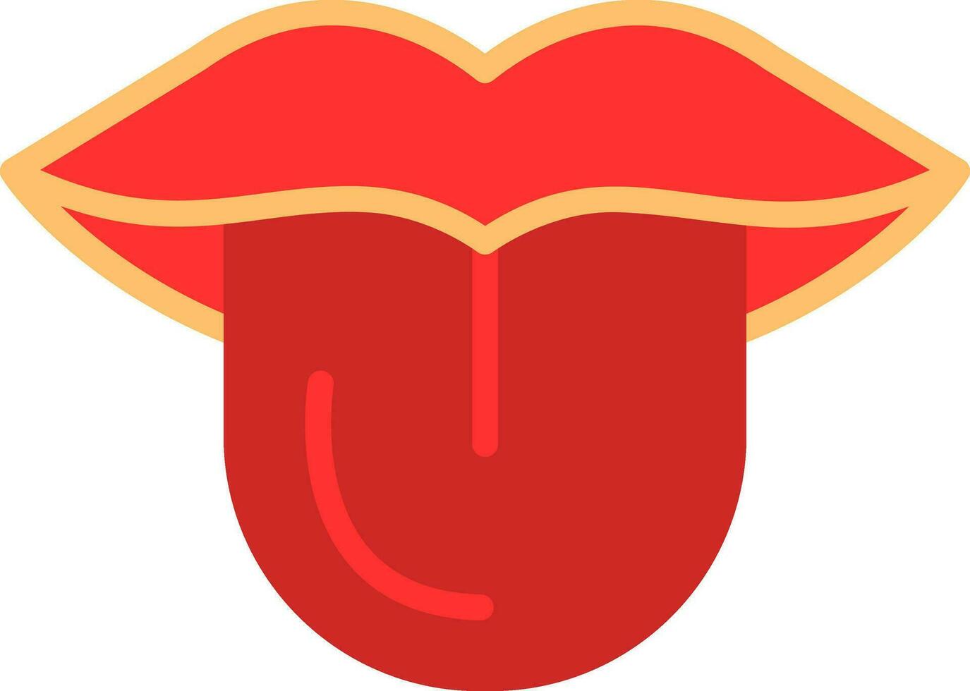 Tongue Vector Icon Design