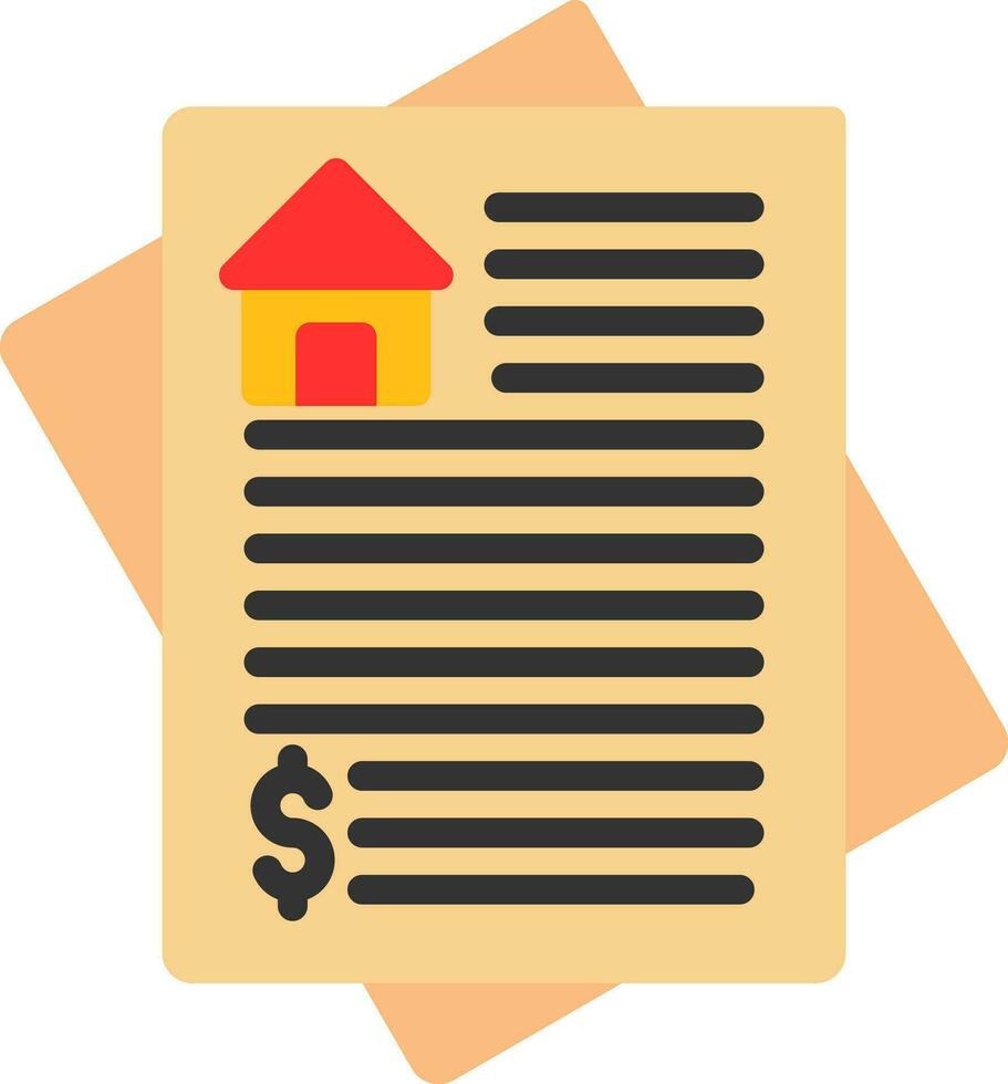 Mortgage Vector Icon Design