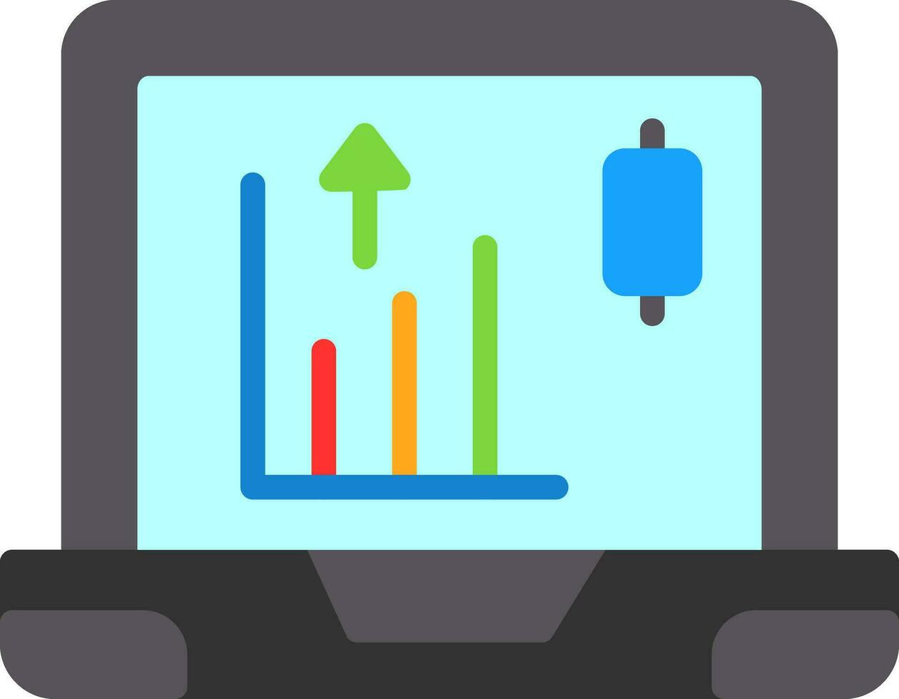 Stock market Vector Icon Design