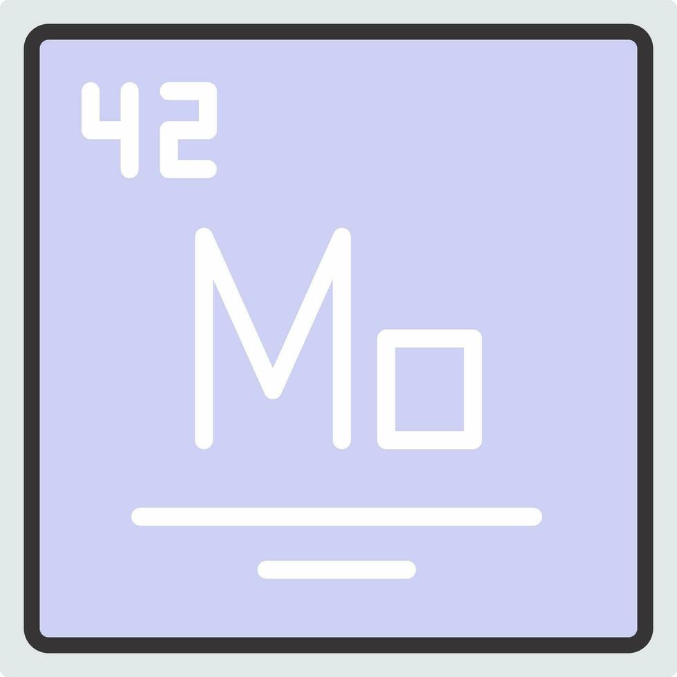 Molybdenum Vector Icon Design