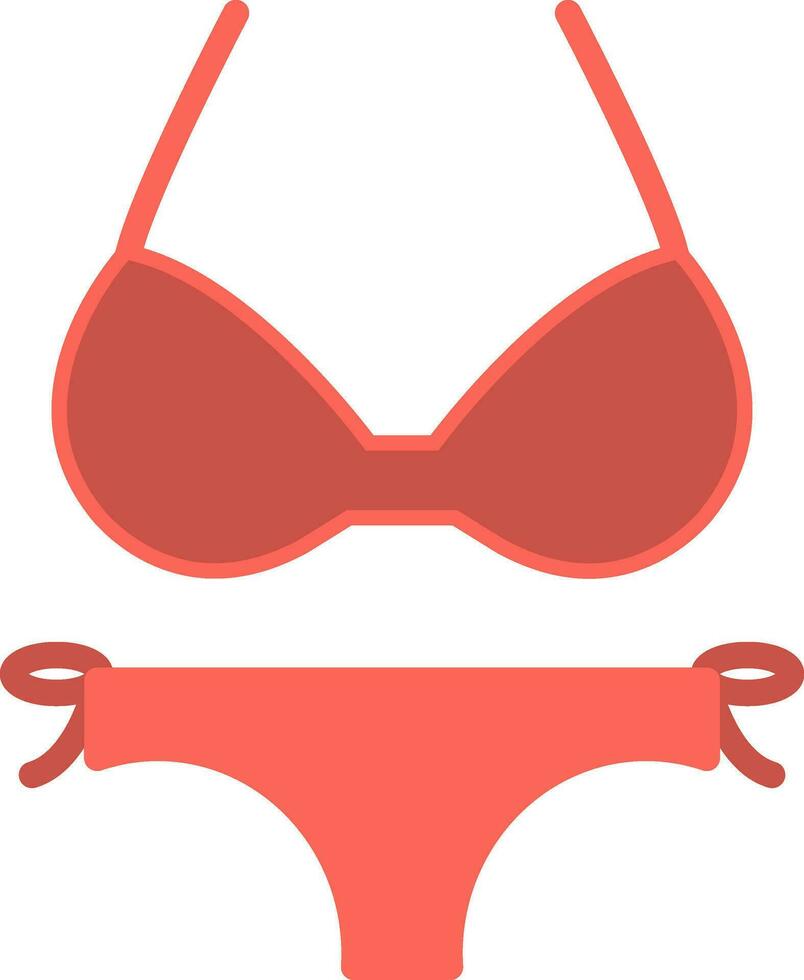 Bikini Vector Icon Design