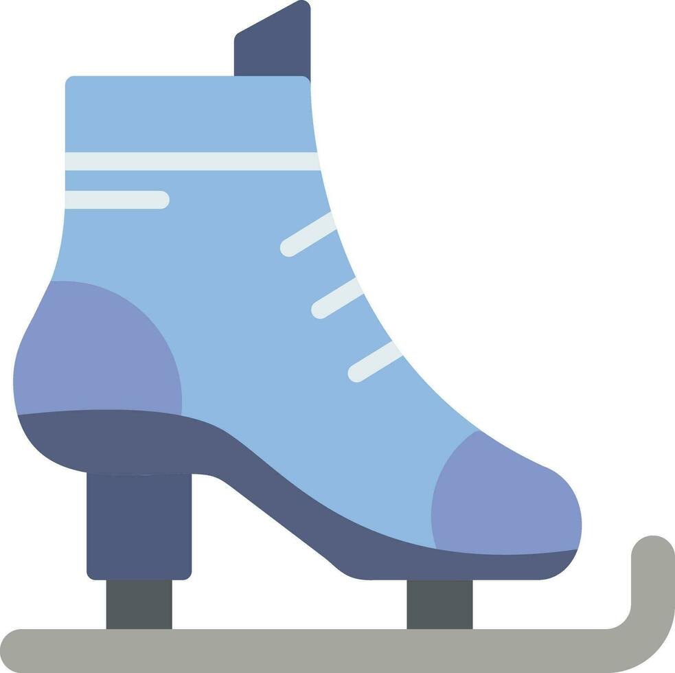 Ice skates Vector Icon Design