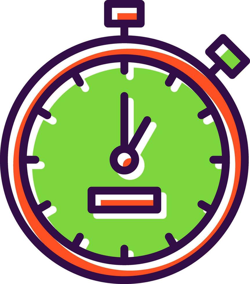 Stopwatch Vector Icon Design