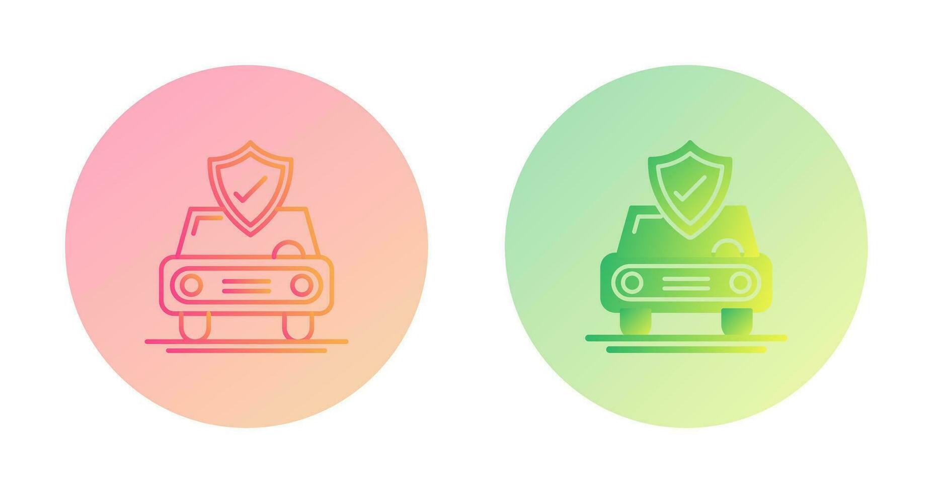 Car Protection Vector Icon