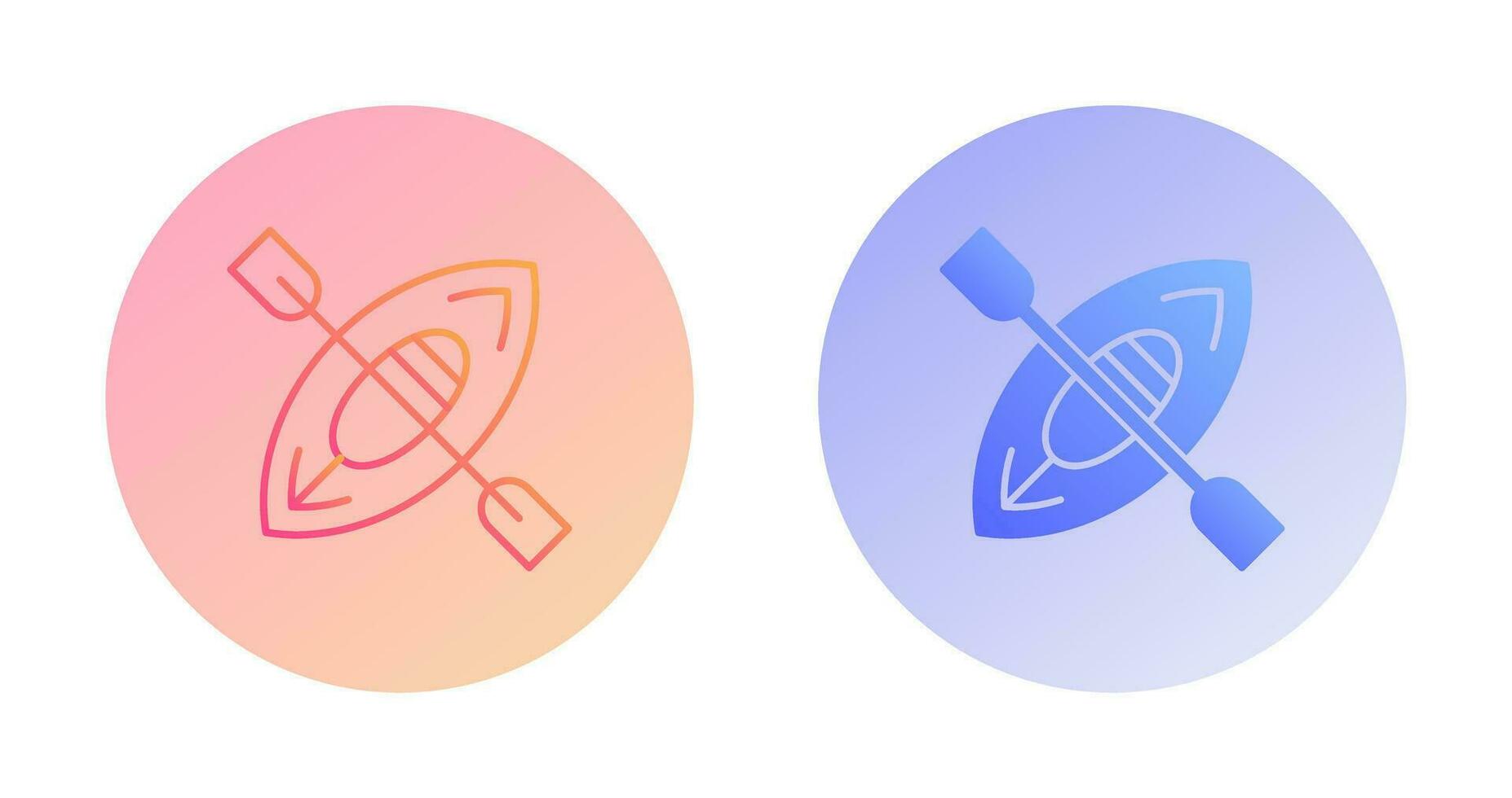 Kayak Vector Icon