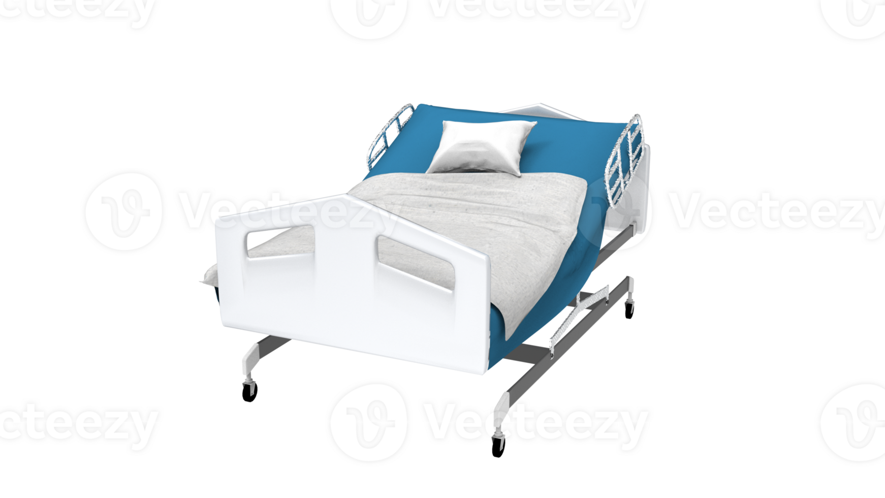 hospital bed on transparent background png
