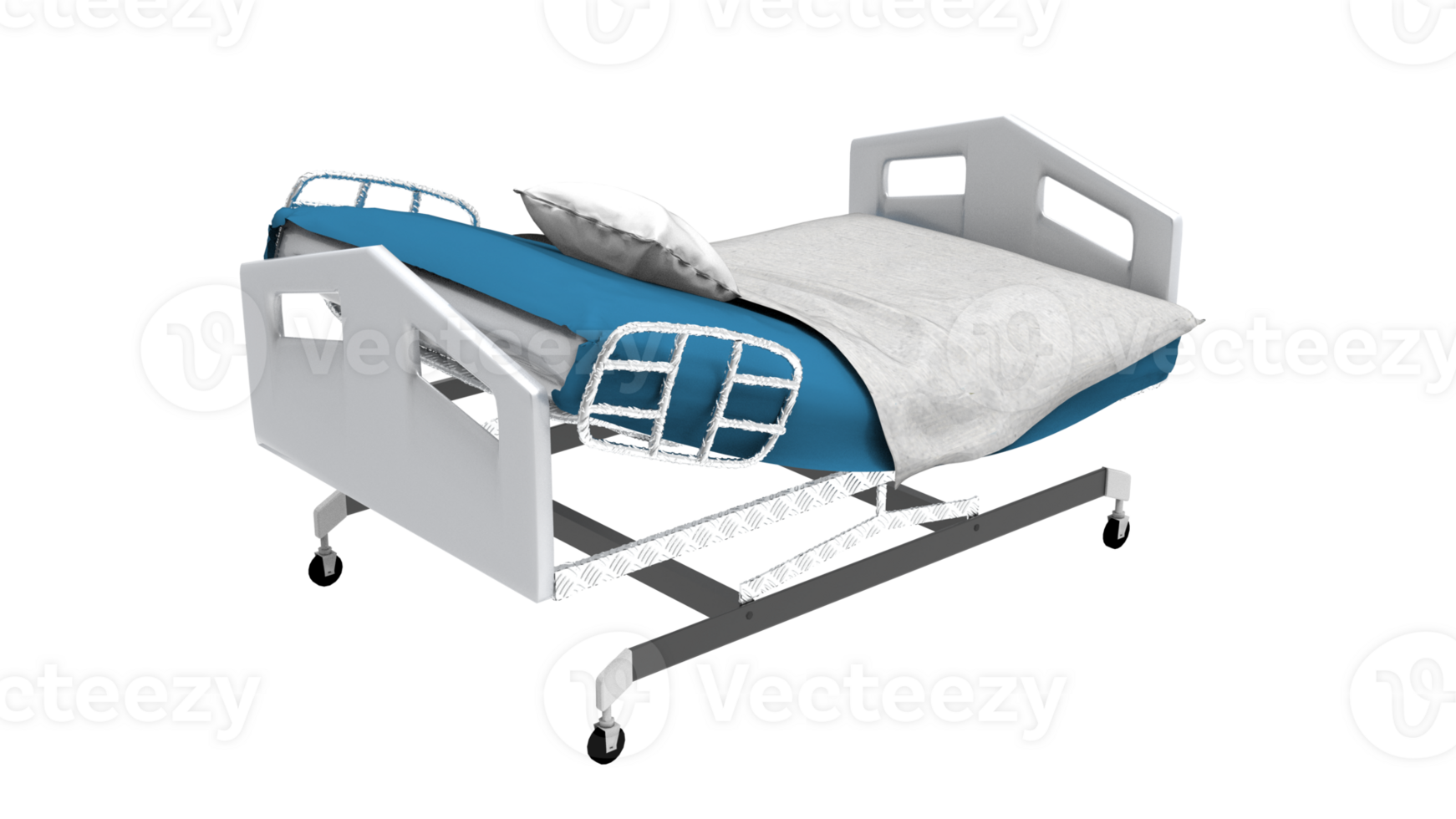 hospital bed on transparent background png