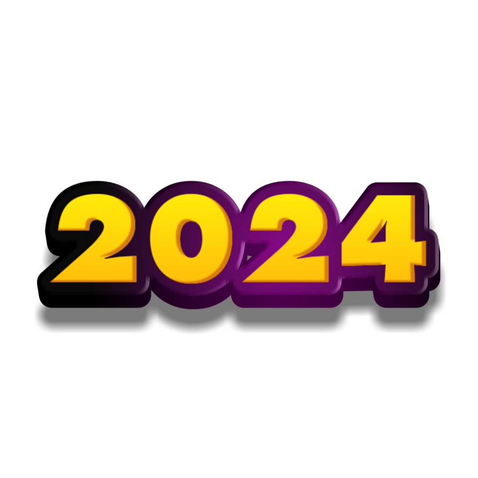 feliz ano novo 2024 png