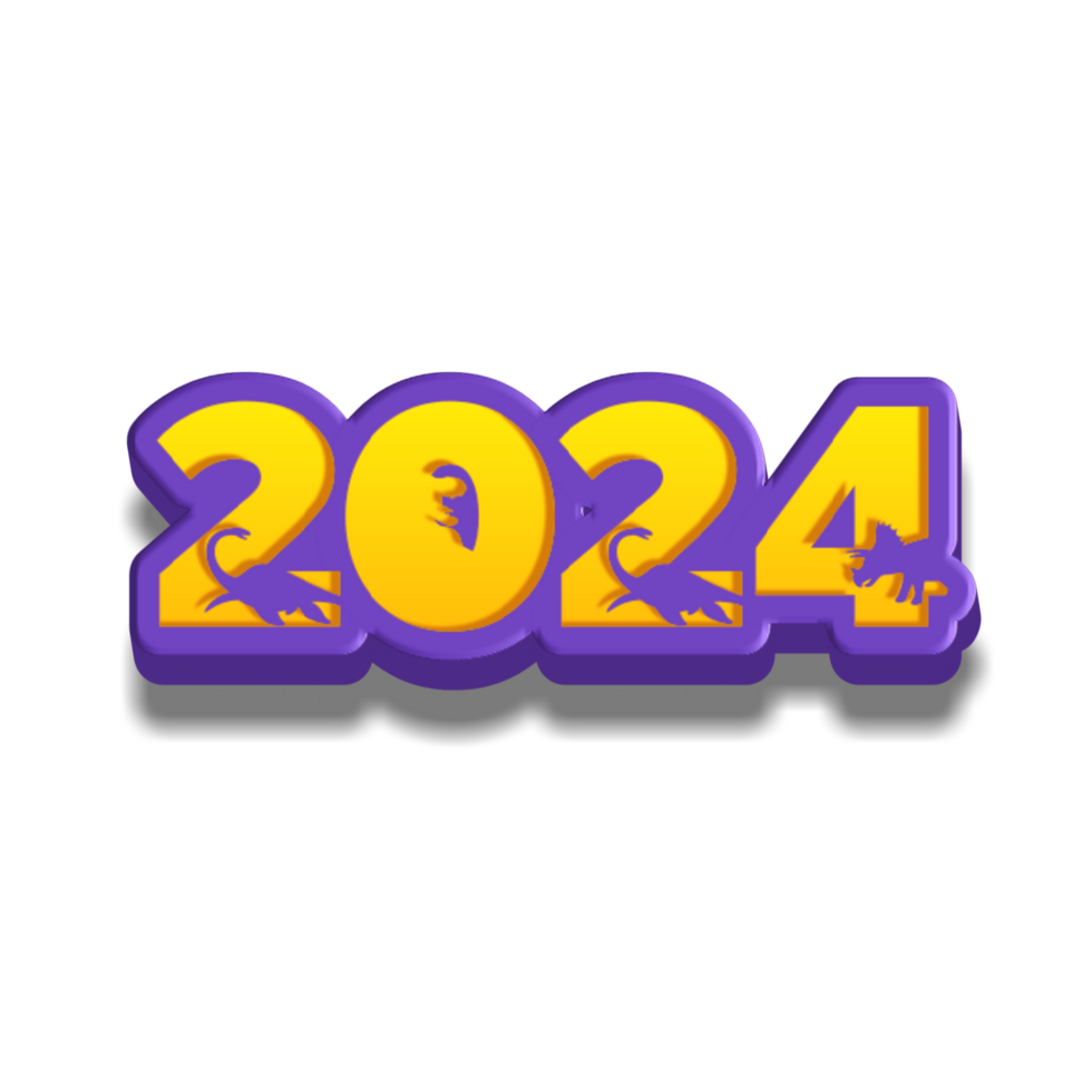 feliz ano novo 2024 png