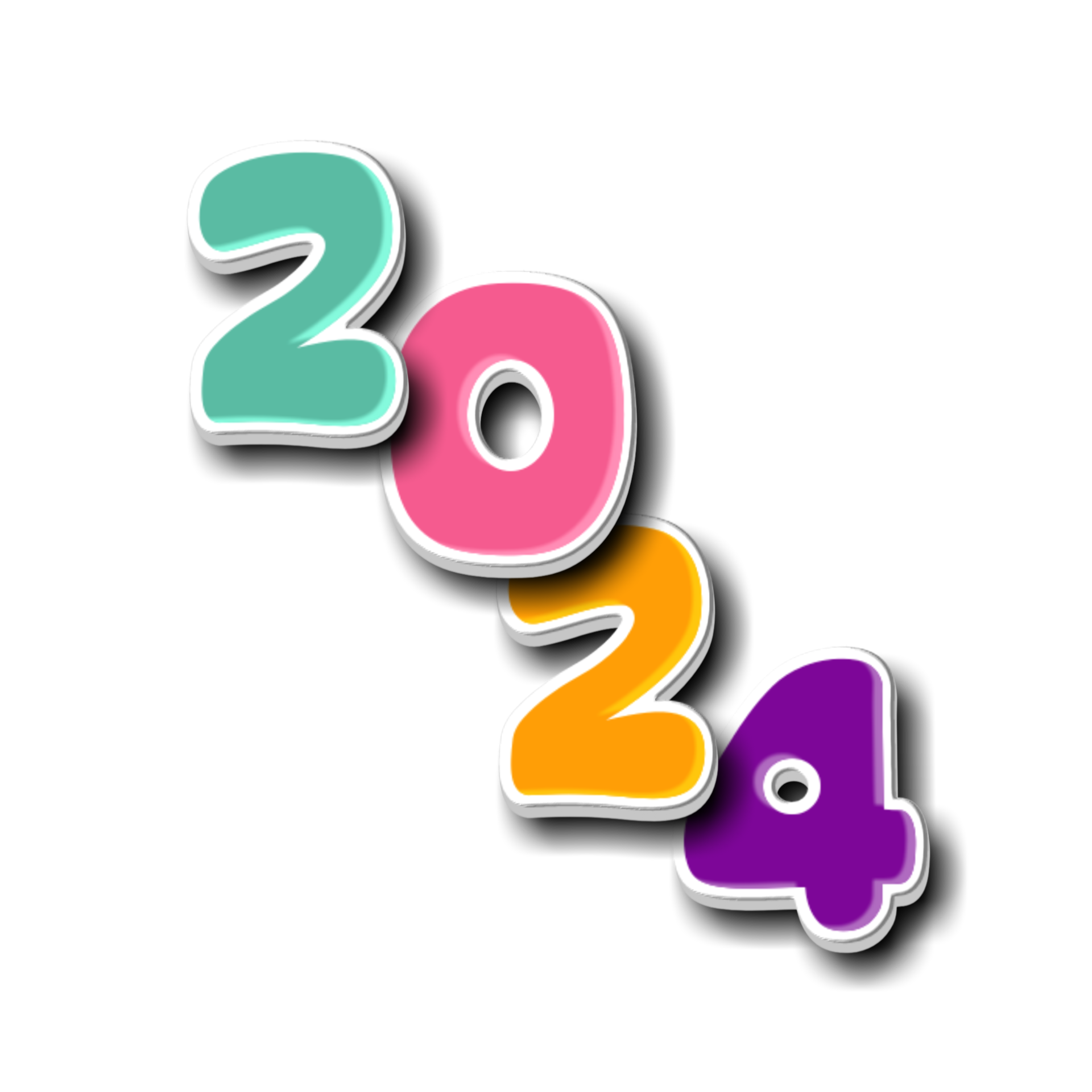 Happy new year 2024 25202137 PNG