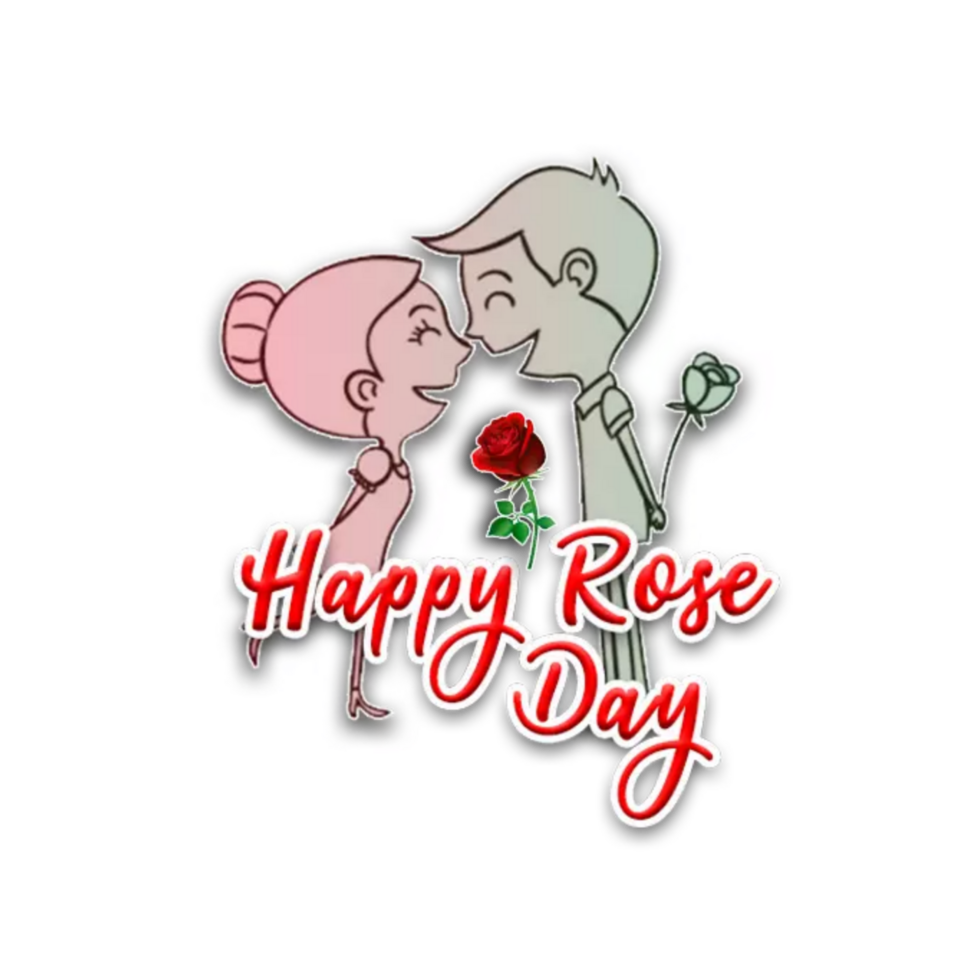 Happy valentine day sticker png