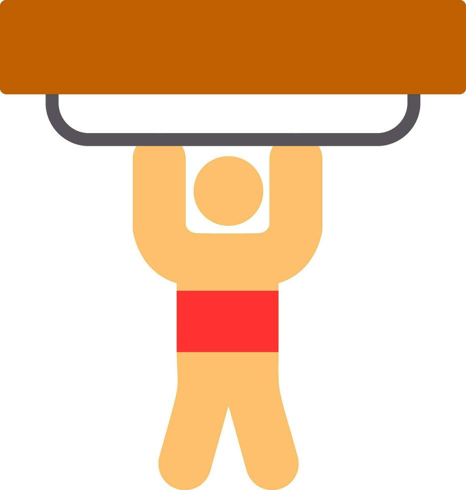 Hanging man Vector Icon Design