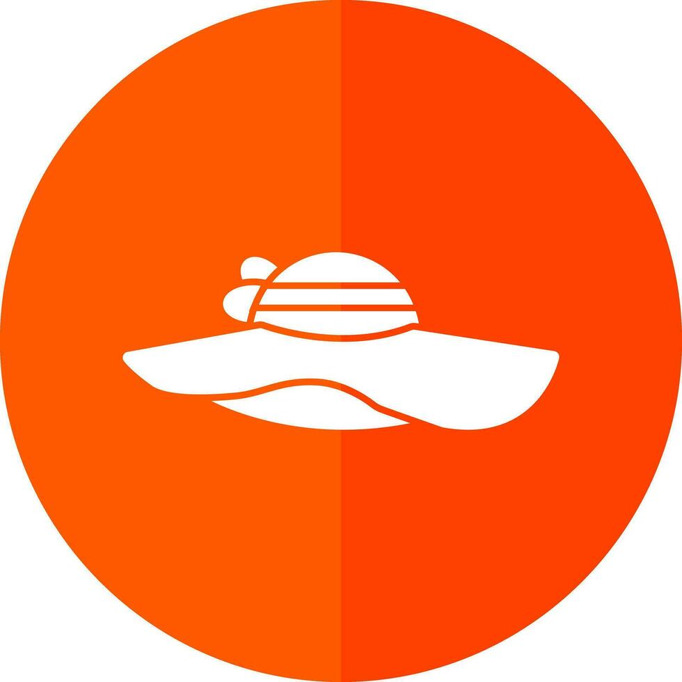 diseño de icono de vector de sombrero de sol