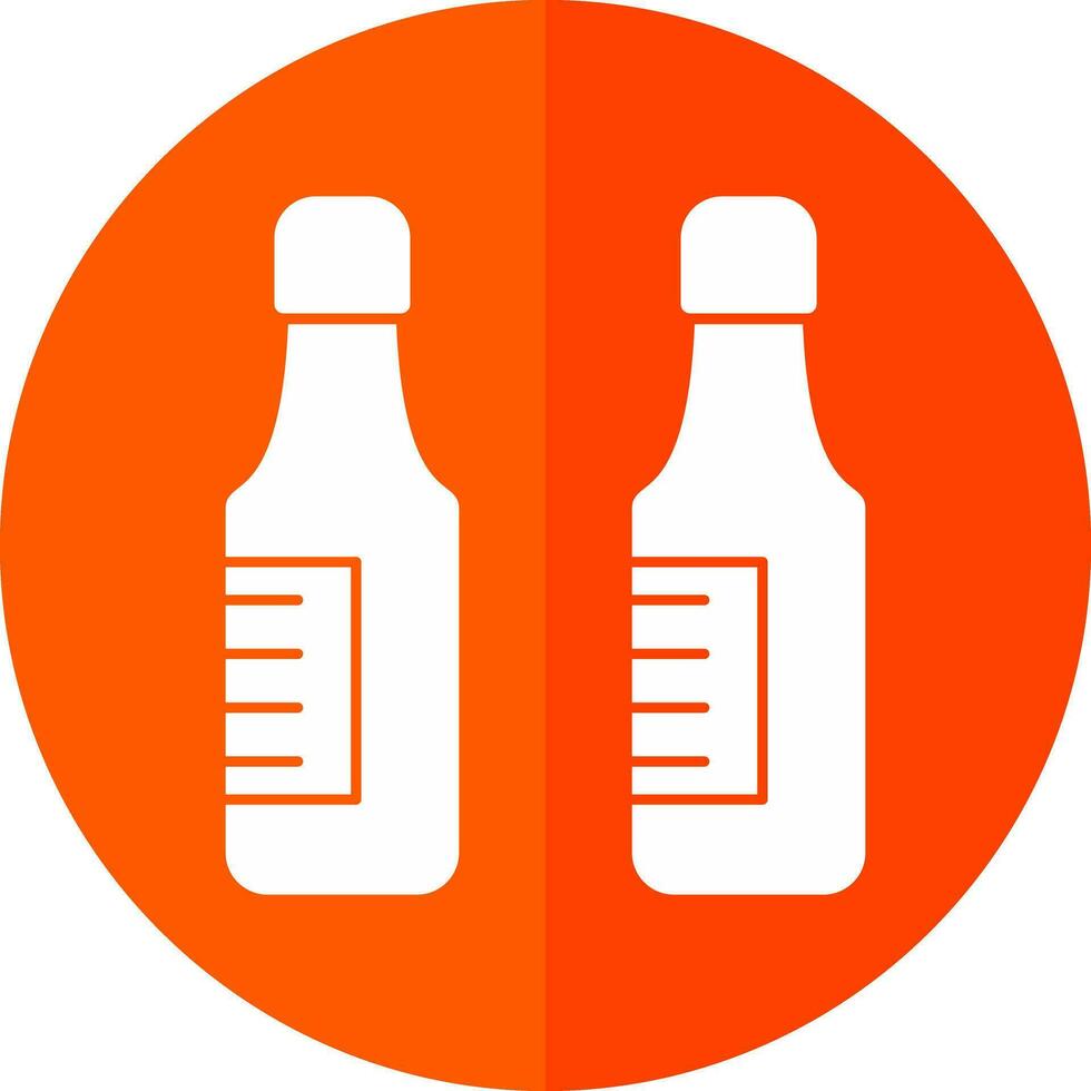 Beer bottles Vector Icon Design