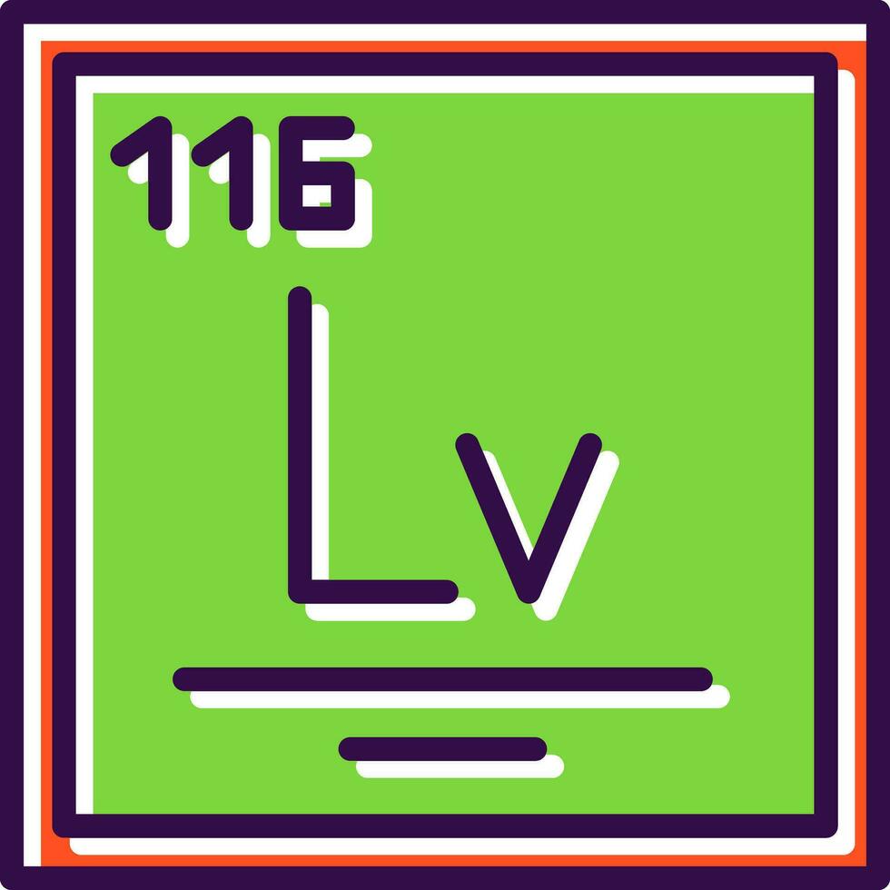 Livermorium Vector Icon Design