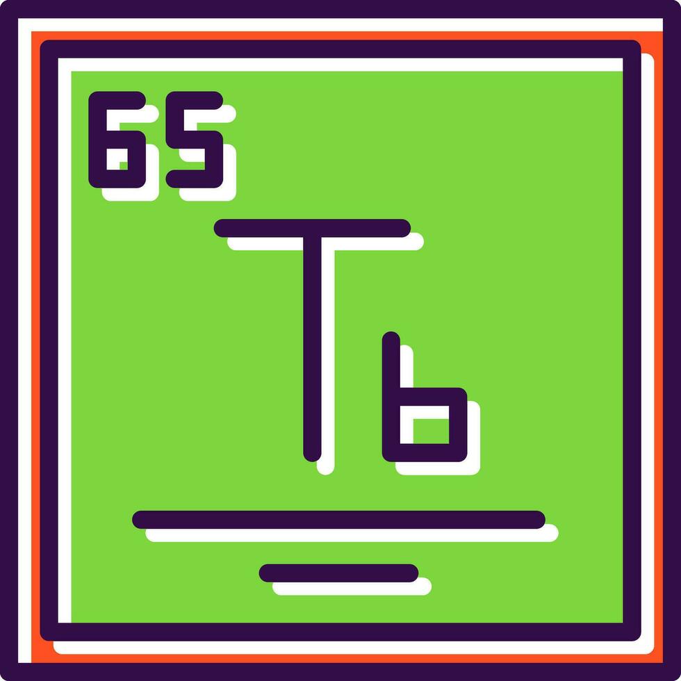 Terbium Vector Icon Design