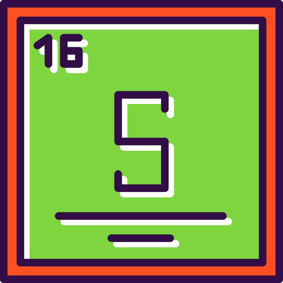 Sulfur Vector Icon Design