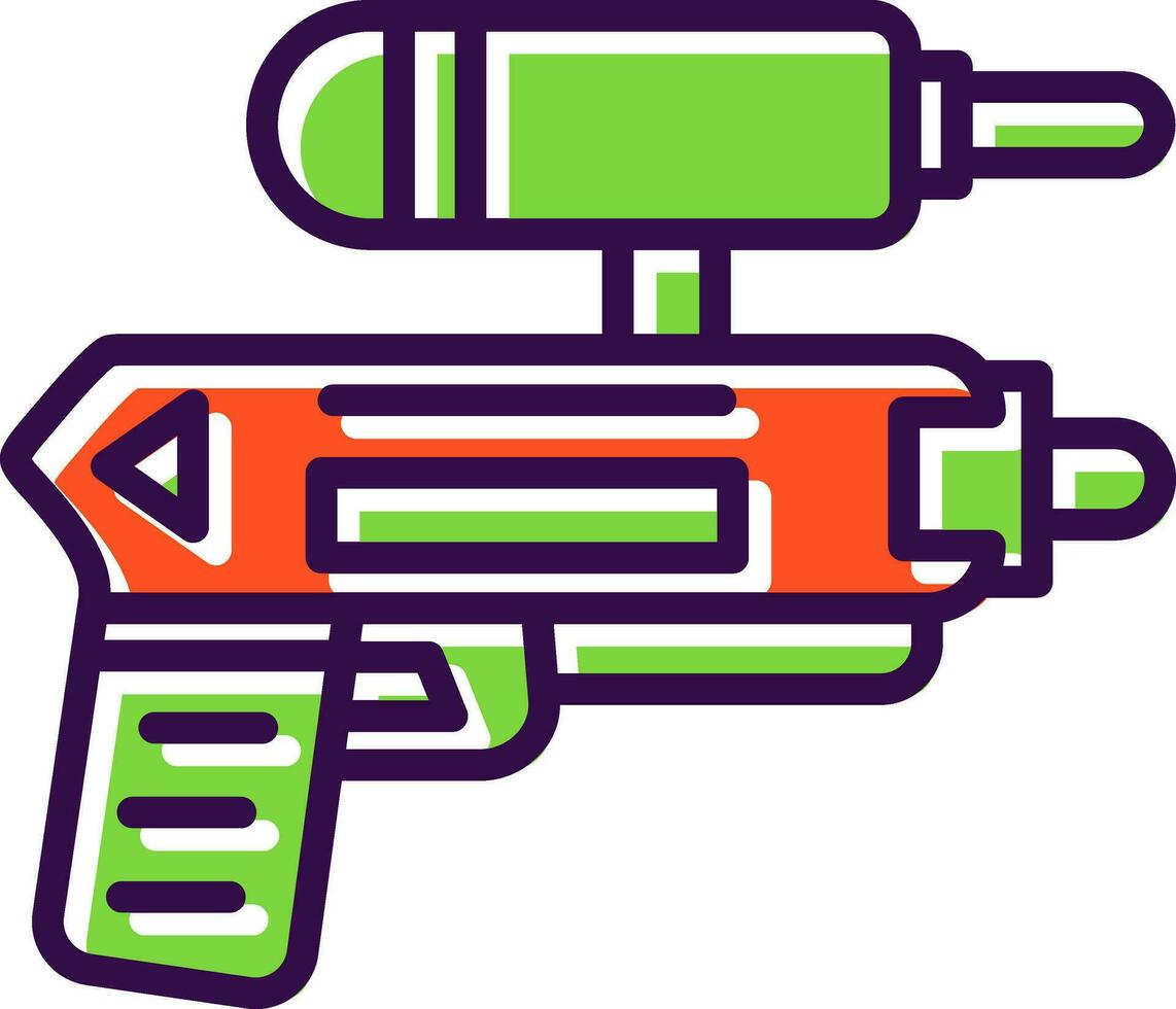 Water gun Vector Icon Design