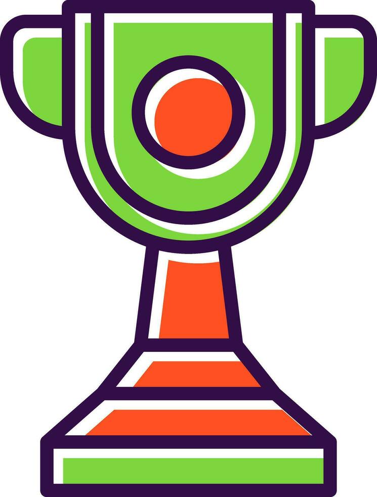 Trophy Vector Icon Design