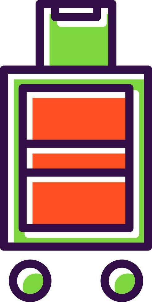 Luggage Vector Icon Design