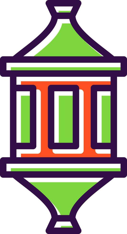 Lantern Vector Icon Design